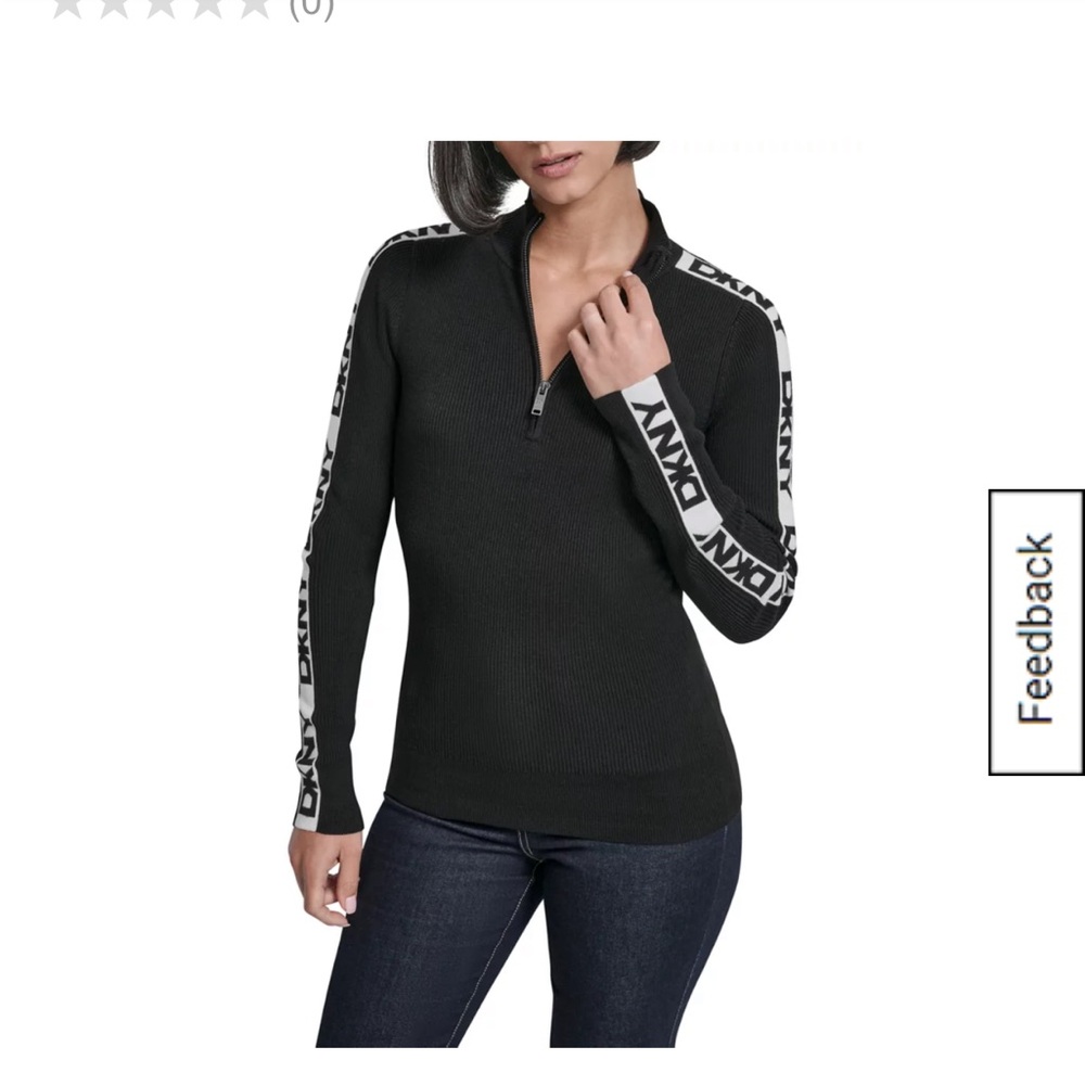 DKNY Black Logo Sweater